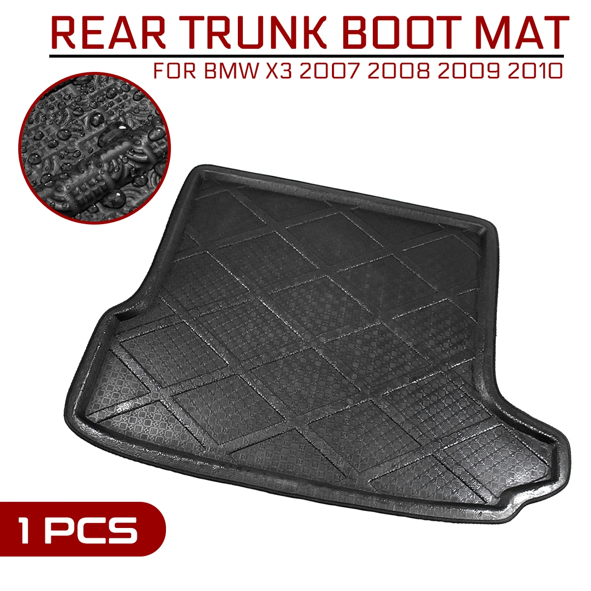 Для BMW X3 2007 2008 2009 2010 автомобильный напольный коврик Ковер задний багажник защита от грязи
Для BMW X3 2007 2008 2009 2010 автомобильный напольный коврик Ковер задний багажник защита от грязи