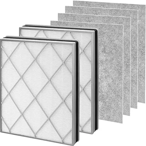 HE402 True HEPA Replacement Filter Compatible with Shark 4 Fan HE401 HE402 HE405 HE400 Air Purifier, 2 HEPA Filter Plus 4 Pre-fi
HE402 True HEPA Replacement Filter Compatible with Shark 4 Fan HE401 HE402 HE405 HE400 Air Purifier, 2 HEPA Filter Plus 4 Pre-fi