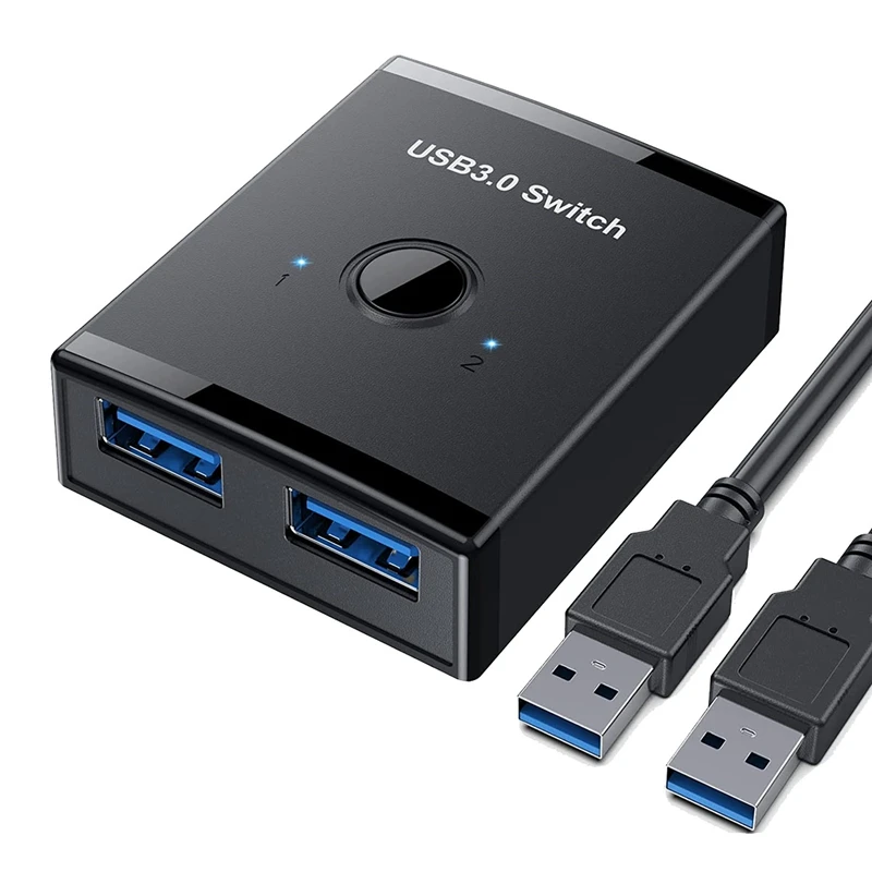 Переключатель USB 3,0, двунаправленный переключатель USB 2 в 1 Out / 1 в 2 Out USB KVM
Переключатель USB 3,0, двунаправленный переключатель USB 2 в 1 Out / 1 в 2 Out USB KVM