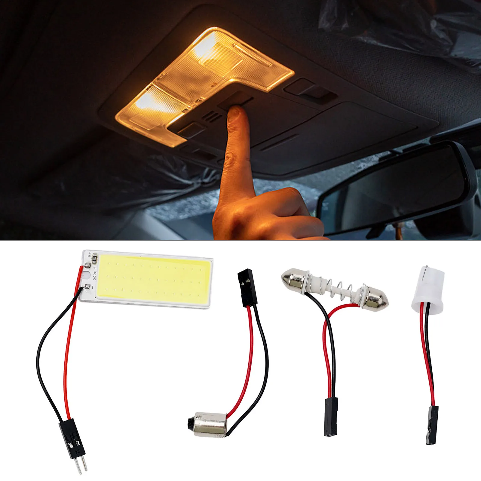 Cabin Light COB LED Light Panel Low Power Consumption T10 Wedge Socket 16/24/36/48 Piece Of Chip In-Car Reading Light
Cabin Light COB LED Light Panel Low Power Consumption T10 Wedge Socket 16/24/36/48 Piece Of Chip In-Car Reading Light