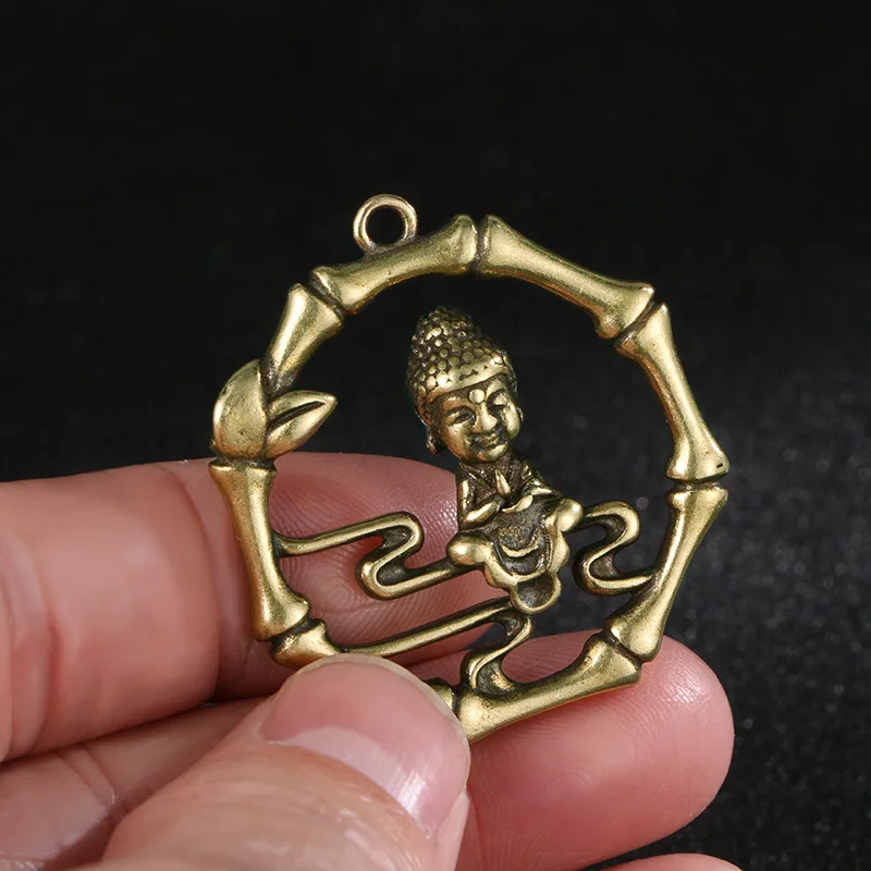 3 Pc2023 Cross-Border Hot Selling Antique Reproduction Distressed Brass Bamboo Joint Samanera Pendant Pure Copper Solid Copper K
3 Pc2023 Cross-Border Hot Selling Antique Reproduction Distressed Brass Bamboo Joint Samanera Pendant Pure Copper Solid Copper K