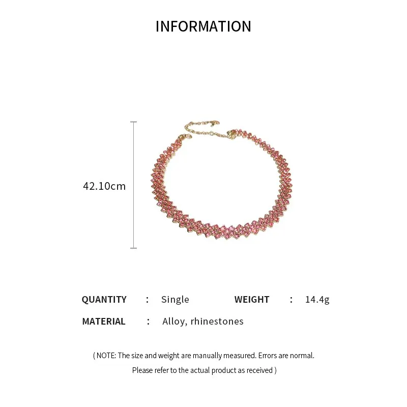 Luxury Shiny Full Rhinestone Choker Necklace for Women Personalized Geometric Crystal Necklaces Wedding Jewelry Party Gifts 1 Mallzona S8b72ebdd86a1494387b7565c25b7820f5 Luxury Shiny Full Rhinestone Choker Necklace for Women Personalized Geometric Crystal Necklaces Wedding Jewelry Party Gifts Mallzona