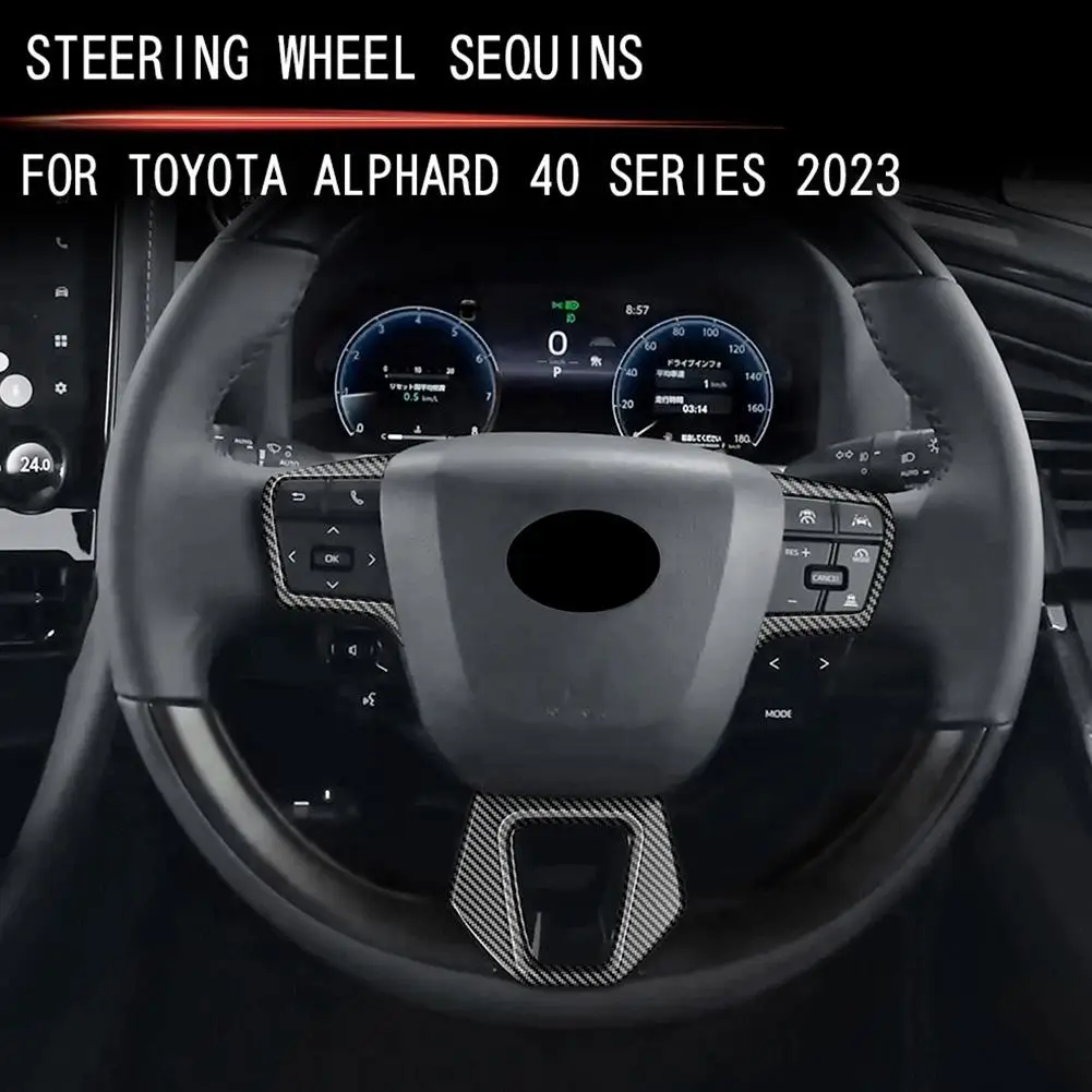 for Toyota Alphard 40 Series 2023+ ABS Carbonfiber Steering Wheel Decorative Cover Inner Direction Button Cover Car Access X4H6
for Toyota Alphard 40 Series 2023+ ABS Carbonfiber Steering Wheel Decorative Cover Inner Direction Button Cover Car Access X4H6