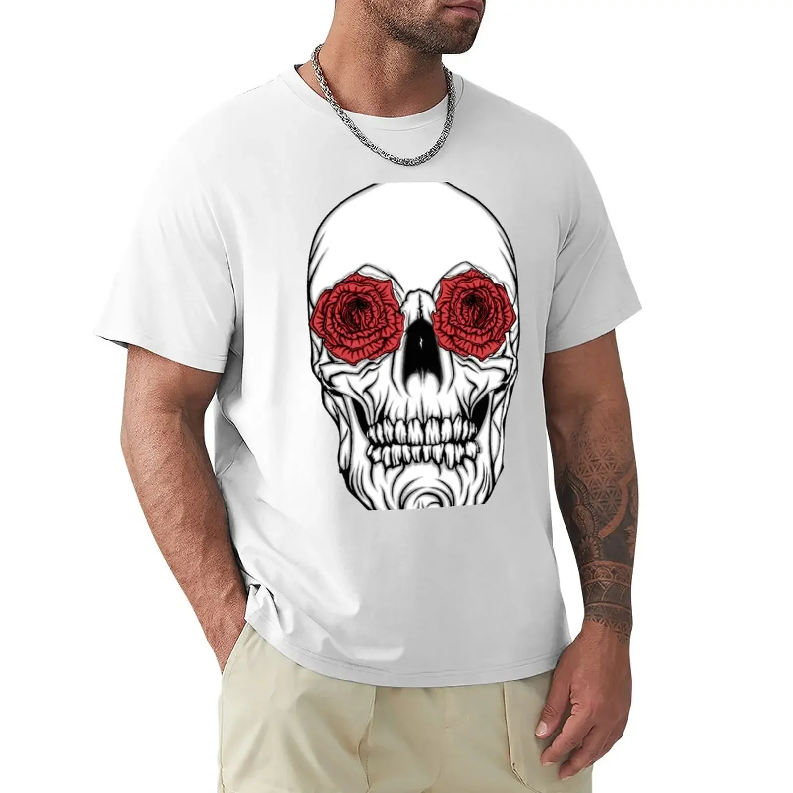 Skull and Roses T-Shirt customs sublime T-shirts for men cotton summer clothes korean fashion mens big and tall t shirts
Skull and Roses T-Shirt customs sublime T-shirts for men cotton summer clothes korean fashion mens big and tall t shirts