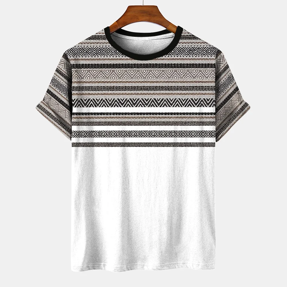 2024 cool Stripe Printing 3D Printing Totem Pattern Men's Short-Sleeved T-Shirt Summer Fashion Funny T-shirt tees tops
2024 cool Stripe Printing 3D Printing Totem Pattern Men's Short-Sleeved T-Shirt Summer Fashion Funny T-shirt tees tops
