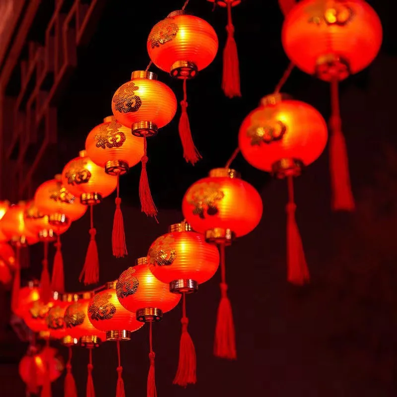 New New Year Spring Festival Lantern Festival Decorative Lights Led Tassel Red Lantern String Festive Chinese New Year Holiday A
New New Year Spring Festival Lantern Festival Decorative Lights Led Tassel Red Lantern String Festive Chinese New Year Holiday A
