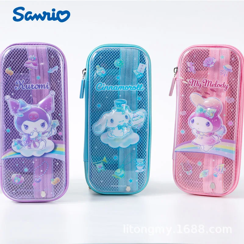Kawaii Sanrio Hello Kitty My Melody Cinnamoroll Kuromi Pencil Bag Cartoon Portable Stationery Children Pupil Student Girls Gift
Kawaii Sanrio Hello Kitty My Melody Cinnamoroll Kuromi Pencil Bag Cartoon Portable Stationery Children Pupil Student Girls Gift