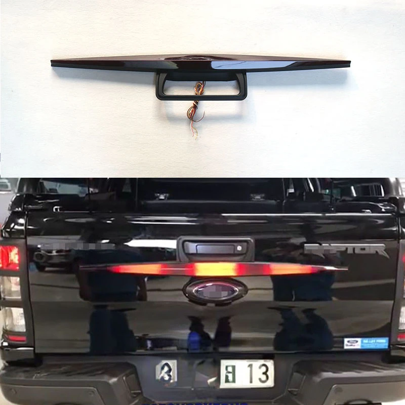 Fit for ford ranger 2012-2019 tailgate modified rear trim strips with LED lights, brake lights, turn lights through lights
Fit for ford ranger 2012-2019 tailgate modified rear trim strips with LED lights, brake lights, turn lights through lights
