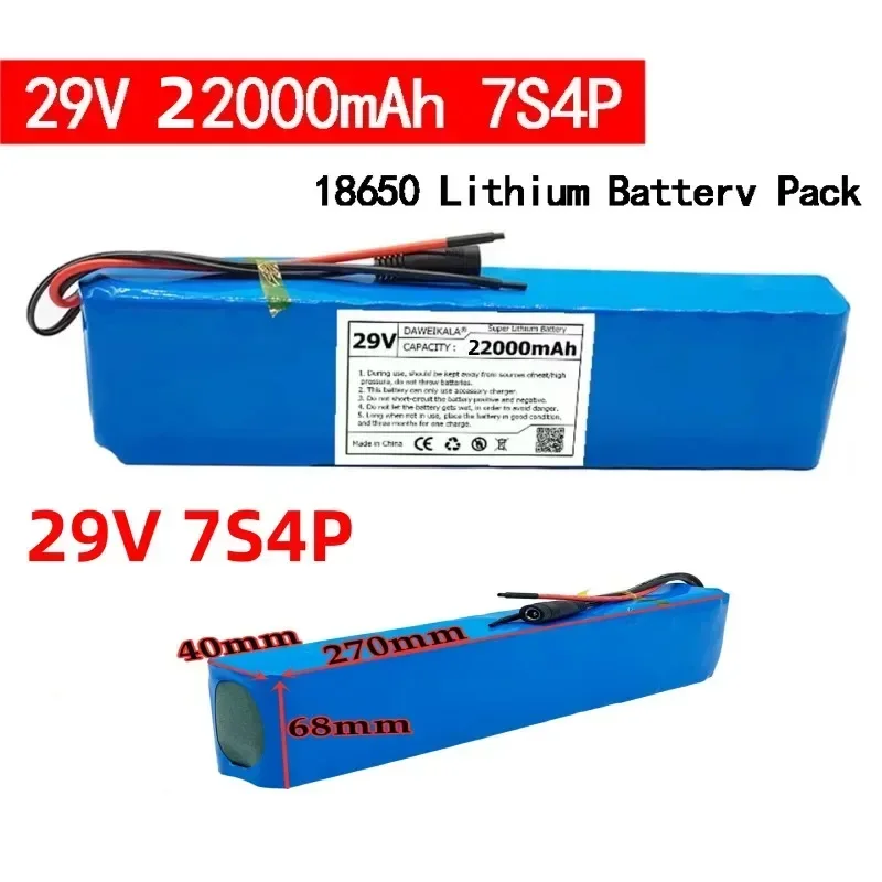 29V 22Ah 18650 lithium-ion battery pack 7S4P 24V electric bicycle motor/scooter rechargeable battery, with 15A BMS+free shipping
29V 22Ah 18650 lithium-ion battery pack 7S4P 24V electric bicycle motor/scooter rechargeable battery, with 15A BMS+free shipping