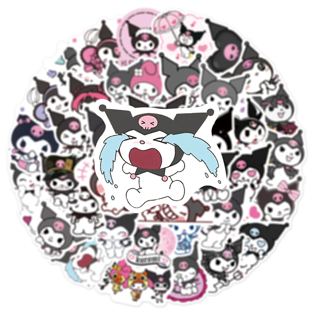 10/30/50pcs Anime Kawaii Sanrio Kuromi Stickers for Water Bottle Computer Bike Waterproof Kids DIY Sticker Decals Toys Wholesale
10/30/50pcs Anime Kawaii Sanrio Kuromi Stickers for Water Bottle Computer Bike Waterproof Kids DIY Sticker Decals Toys Wholesale