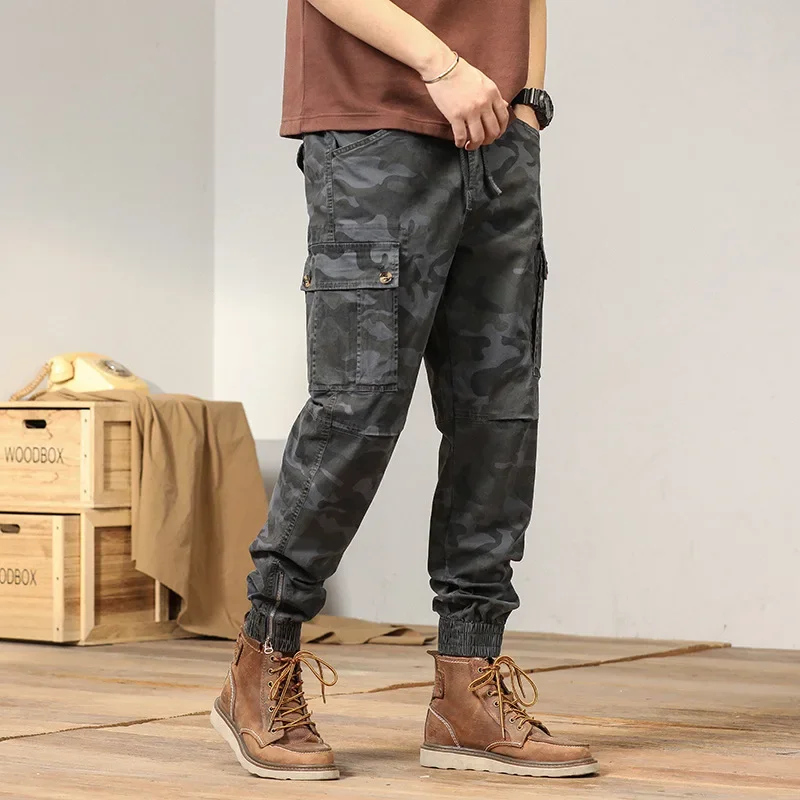 2024 new Spring Summer Camouflage Cargo Pants Men Multi-Pockets Workwear Baggy Joggers Army Cotton Casual Tactical Trousers
2024 new Spring Summer Camouflage Cargo Pants Men Multi-Pockets Workwear Baggy Joggers Army Cotton Casual Tactical Trousers