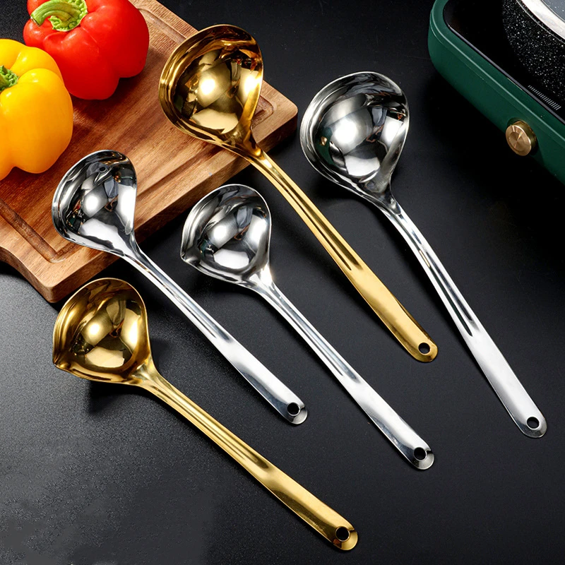 Stainless Steel Hot Pot Soup Spoon Long Handle Ramen Soup Ladle Colander Large Capacity Tablespoons Kitchen Dishes Skimmer
Stainless Steel Hot Pot Soup Spoon Long Handle Ramen Soup Ladle Colander Large Capacity Tablespoons Kitchen Dishes Skimmer