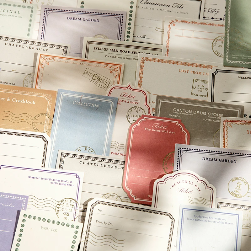 30Pieces Memo Note pad Stamping literature Paper message notes handwritten collage account school supplies Sticker 140*70MM
30Pieces Memo Note pad Stamping literature Paper message notes handwritten collage account school supplies Sticker 140*70MM