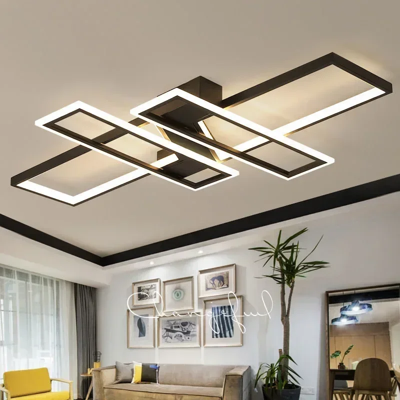 Modern LED Chandeliers Lighting Fixtures With Remote Control Black Lustre Ceiling Lamp for Living Room Bedroom Kitchen Home
Modern LED Chandeliers Lighting Fixtures With Remote Control Black Lustre Ceiling Lamp for Living Room Bedroom Kitchen Home