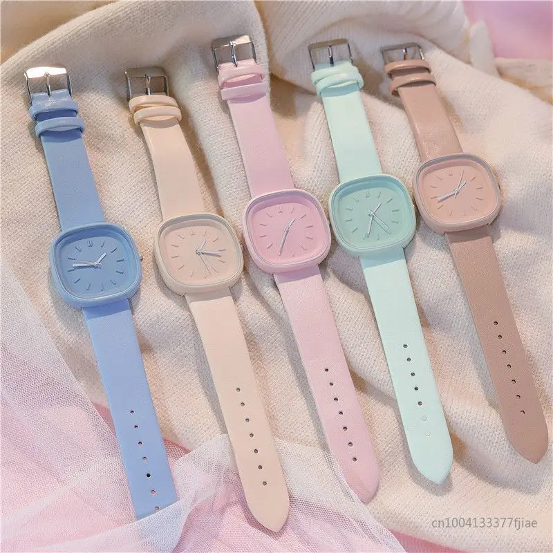 

Candy Square Quartz Digital Watch Fashion Women Watches Sports Electronic Wrist Clock WristWatches Reloj Mujer Clocks
