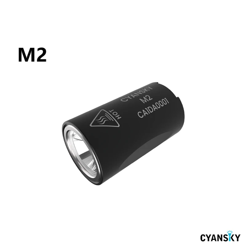 

CYANSKY M2 Outdoor Mini-size EDC Keychain rechargeable Flashlight (200 Lumens / 83M)
