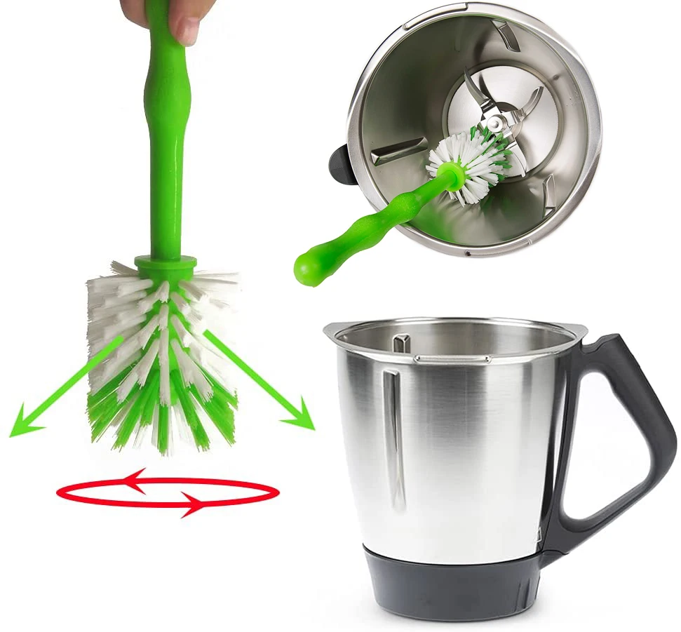 Pot Dish Brush Robust Cleaning Brush for Thermomix TM5 TM6 TM31 TM21 Washing Up Brush with Hanger Gentle Nylon Bristles
Pot Dish Brush Robust Cleaning Brush for Thermomix TM5 TM6 TM31 TM21 Washing Up Brush with Hanger Gentle Nylon Bristles