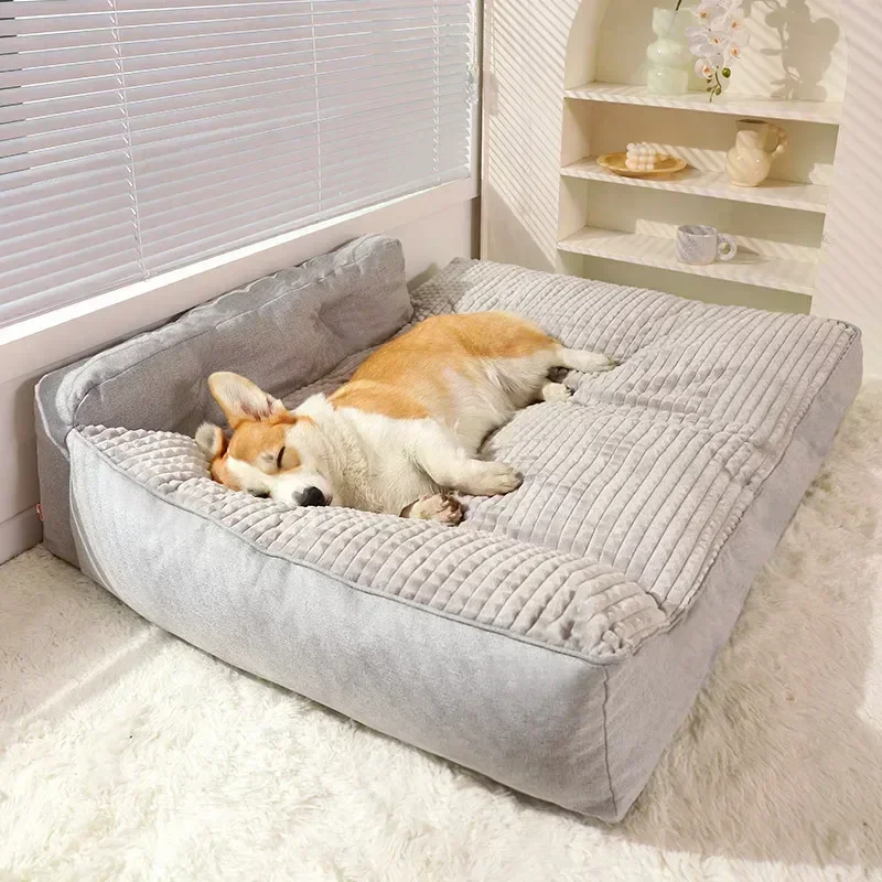 

Winter Warm Dog Bed Cozy Dog Cat Sleeping Nest Mat Thickening Dog Cushion Kennel Sofa For Small Medium Big Dogs Pet Supplies