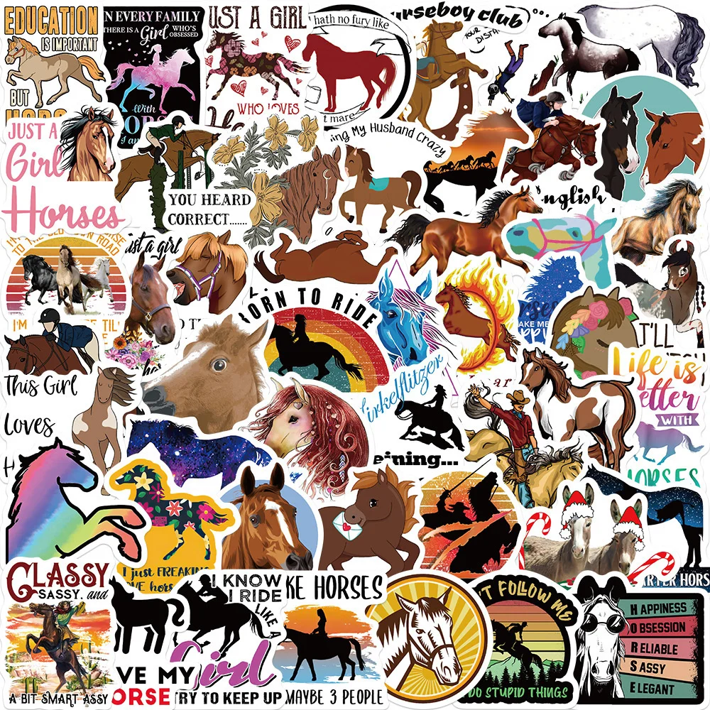 10/30/50PCS New DIY Horse Animal Cartoon Personality Creative Computer Luggage Bed Chair Decoration Waterproof Sticker Wholesale
10/30/50PCS New DIY Horse Animal Cartoon Personality Creative Computer Luggage Bed Chair Decoration Waterproof Sticker Wholesale