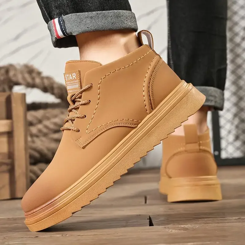 Европейская станция, мужские ботинки, осенняя Рабочая износостойкая черная обувь на плоской подошве, мужские повседневные кожаные ботинки, спортивные рабочие ботинки
Европейская станция, мужские ботинки, осенняя Рабочая износостойкая черная обувь на плоской подошве, мужские повседневные кожаные ботинки, спортивные рабочие ботинки