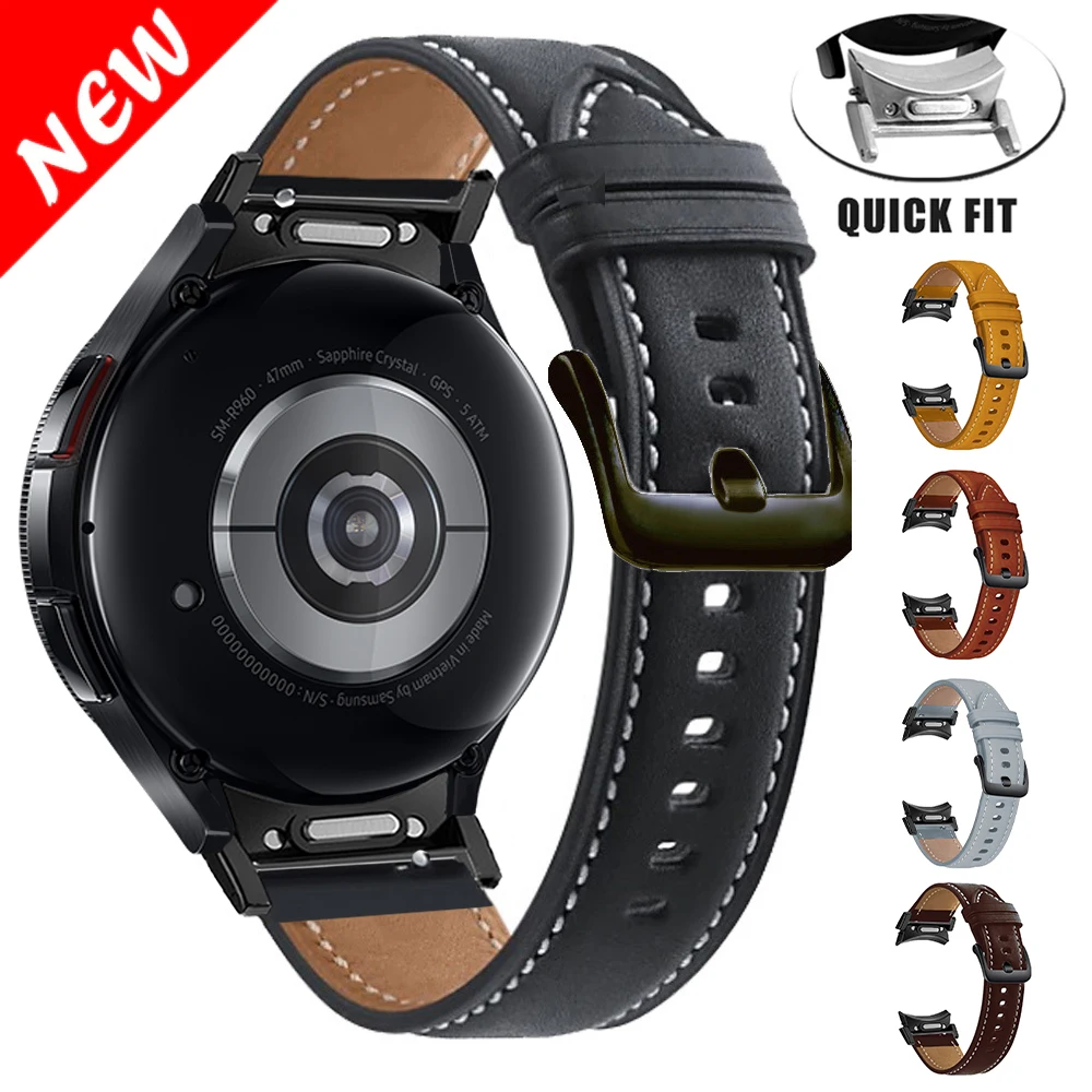 Ремешок из натуральной кожи для Samsung Galaxy Watch Series 6 5 4 40 мм 44 мм 6 Classic 43 мм 47 мм, браслет с кнопкой для Galaxy Watch 5pro 45 мм
Ремешок из натуральной кожи для Samsung Galaxy Watch Series 6 5 4 40 мм 44 мм 6 Classic 43 мм 47 мм, браслет с кнопкой для Galaxy Watch 5pro 45 мм