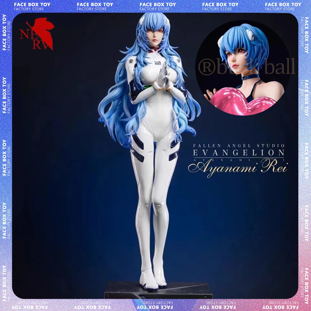 

45cm NEON GENESIS EVANGELION Anime Figures Ayanami Rei Action Figure Asuka Langley Soryu Figurine Pvc Model Collectible Toys