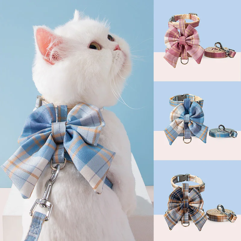 New Big Bow Collar Pet Chest Strap Set Cute Cat Breast Strap Traction Rope Adjustable Dog Collar Walking Dog Chain Pet Supplies
New Big Bow Collar Pet Chest Strap Set Cute Cat Breast Strap Traction Rope Adjustable Dog Collar Walking Dog Chain Pet Supplies