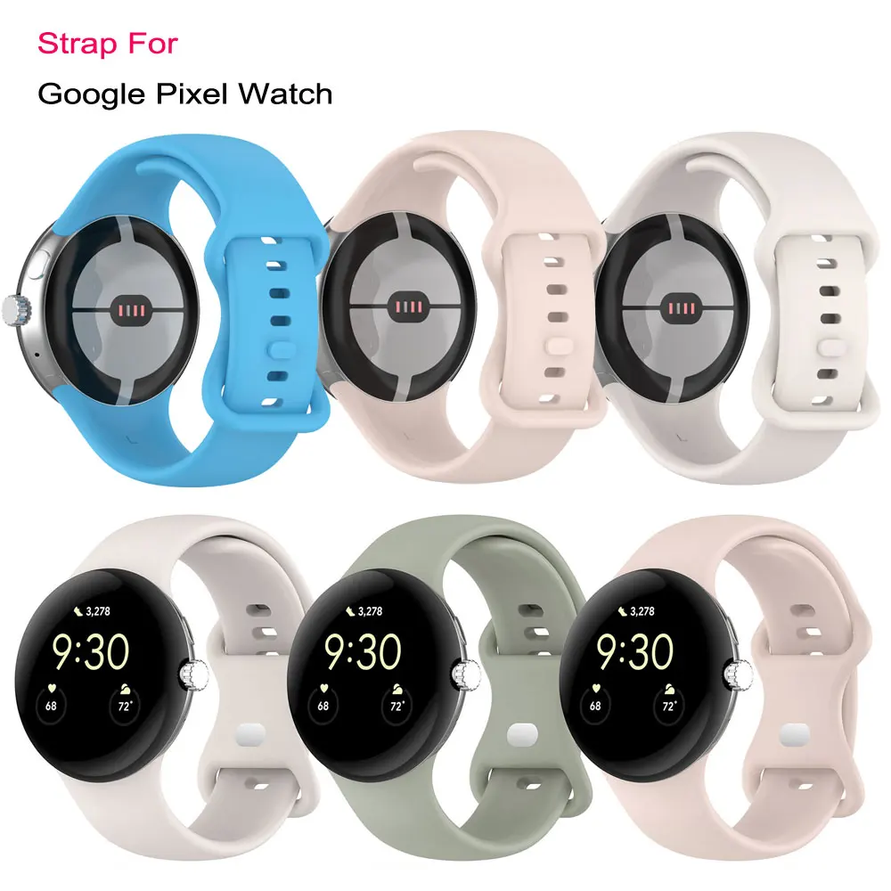 Силиконовый ремешок для наручных часов, совместимый с ремешками Google Pixel, водонепроницаемый сменный Браслет для наручных часов Google Pixel Watch 1 2 
Силиконовый ремешок для наручных часов, совместимый с ремешками Google Pixel, водонепроницаемый сменный Браслет для наручных часов Google Pixel Watch 1 2