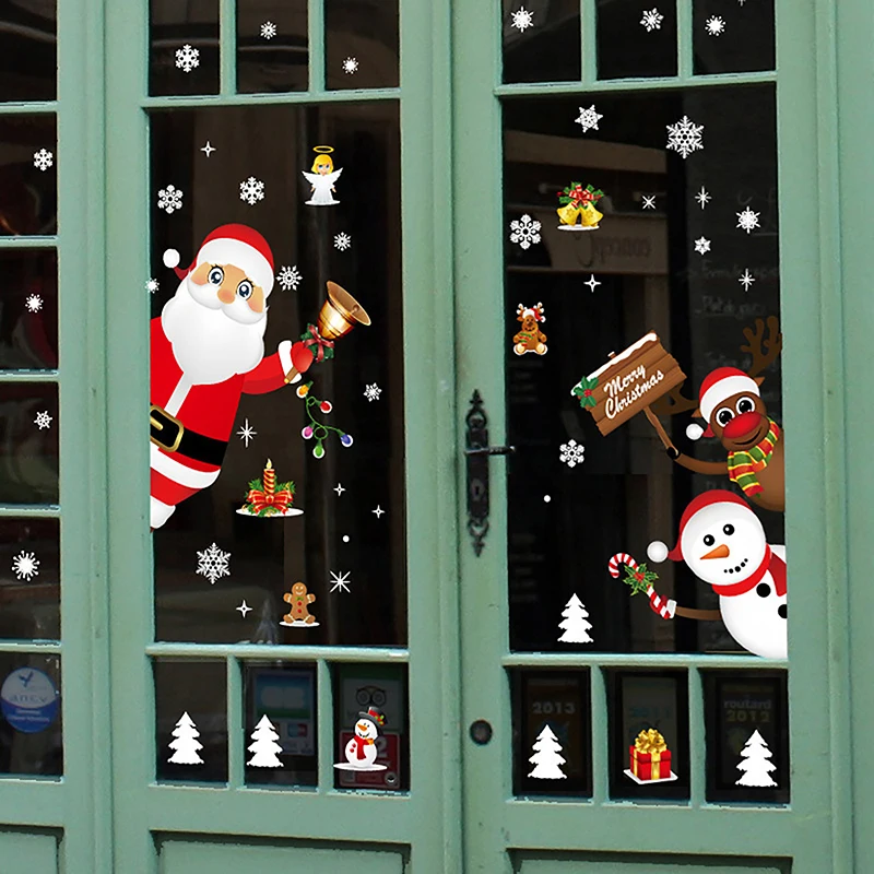 Christmas Wall Window Stickers Snowflake Glass Window Door Home Decoration Wall Stickers Home Christmas Ornaments Xmas
Christmas Wall Window Stickers Snowflake Glass Window Door Home Decoration Wall Stickers Home Christmas Ornaments Xmas
