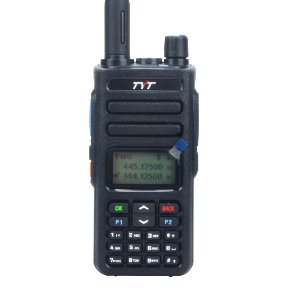 

DMR Digital Walkie Talkie TYT MD-750 VHF 136-174MHz UHF 400-470MHz Dual Band Dual Time Slot 5W Portable FM Two Way Radio