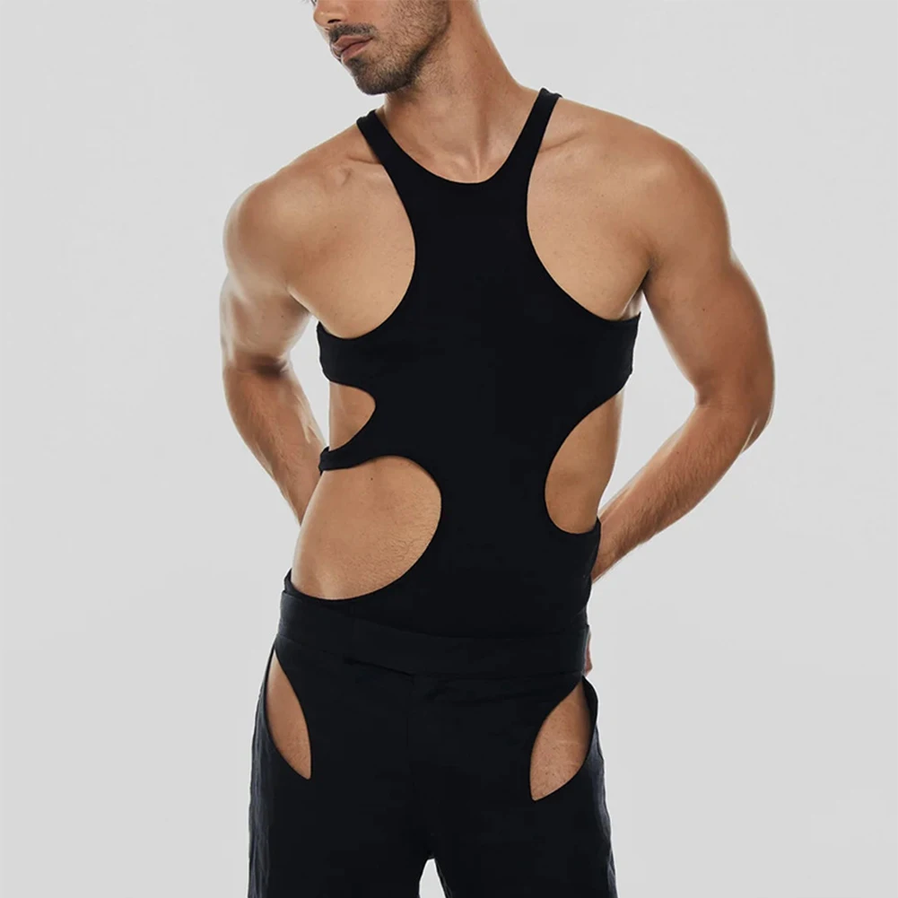 Sexy Men Hollow Out Vest Tank Tops Knit Sleeveless Muscle Fitness Vest Undershirt Male Slim Fit Party Clubwear Streetwear Shirt
Sexy Men Hollow Out Vest Tank Tops Knit Sleeveless Muscle Fitness Vest Undershirt Male Slim Fit Party Clubwear Streetwear Shirt