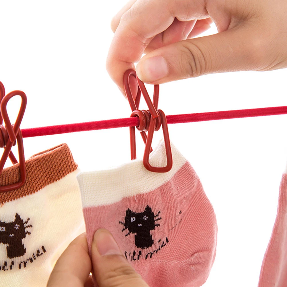174cm Elastic Washing Line With 12 Clips Travel Portable Retractable Clothesline Home Socks Underwear Clothes Hanger
174cm Elastic Washing Line With 12 Clips Travel Portable Retractable Clothesline Home Socks Underwear Clothes Hanger
