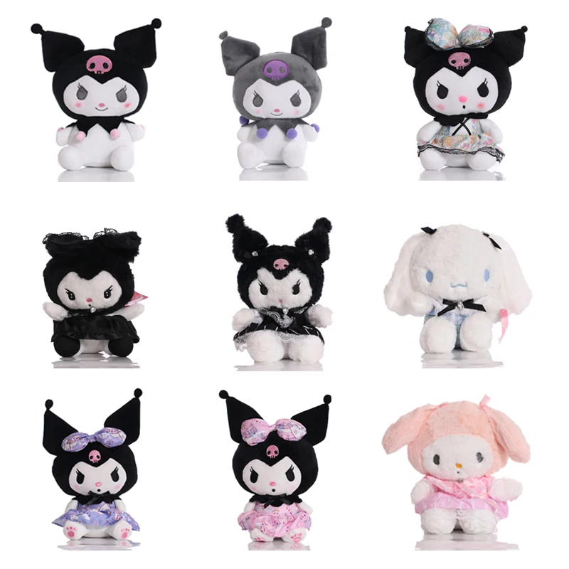 Sanrio Cartoon Plush Stuffed Toys Kawali Kuromi Hello Kitty My Melody Cinnamoroll Pillow Anime Soft Stuffed Dolls for Kids Gift
Sanrio Cartoon Plush Stuffed Toys Kawali Kuromi Hello Kitty My Melody Cinnamoroll Pillow Anime Soft Stuffed Dolls for Kids Gift