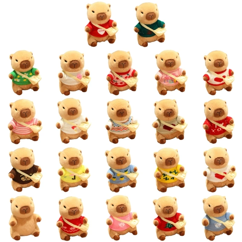 Одеваем плюшевую игрушку капибары, мягкие игрушки, плюшевые куклы, игрушки для сна, домашний декор
Одеваем плюшевую игрушку капибары, мягкие игрушки, плюшевые куклы, игрушки для сна, домашний декор