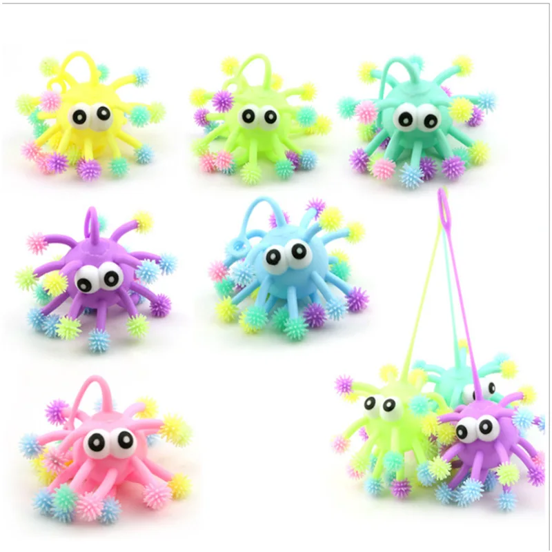 LED Light Up Glowing Hair Flash Ball Baby Elasticity Fun Toys Gifts Children Squeeze Anti Stress Toys Color Random
LED Light Up Glowing Hair Flash Ball Baby Elasticity Fun Toys Gifts Children Squeeze Anti Stress Toys Color Random