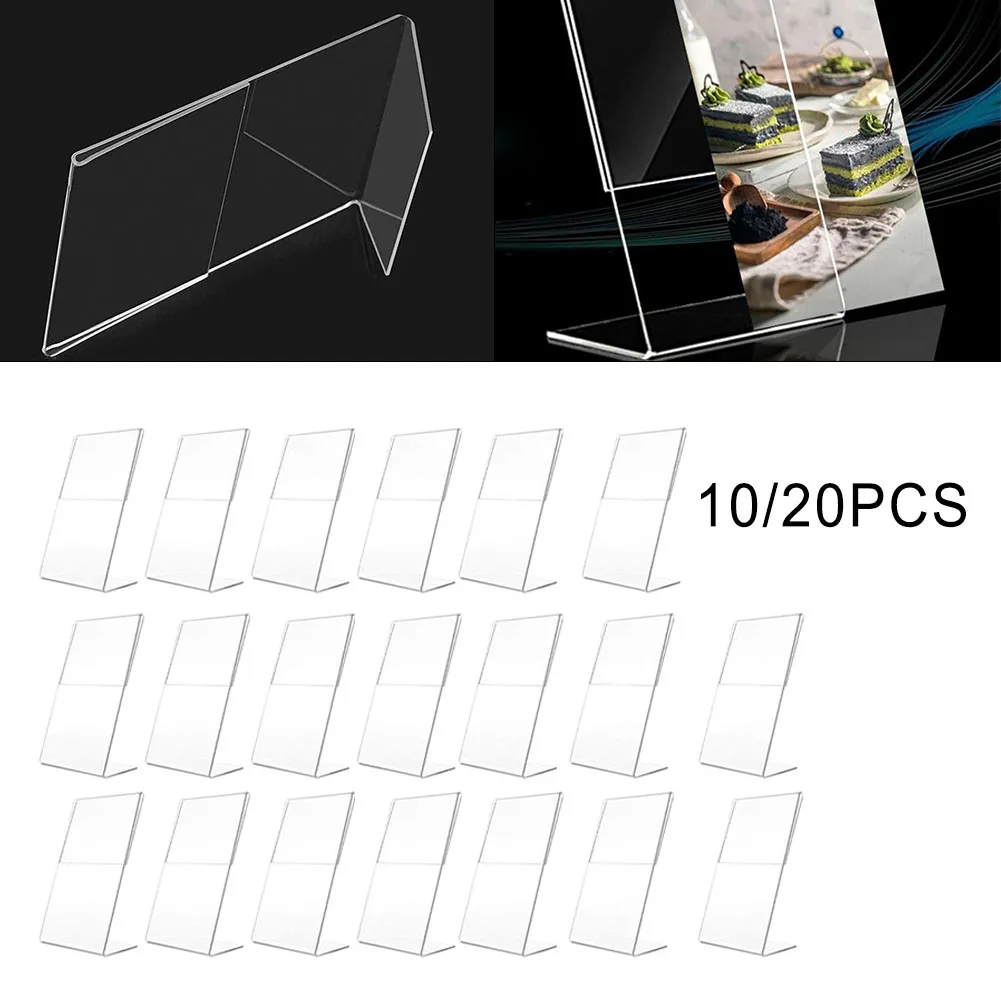 10/20PCS A6 Transparent Acrylic Picture Frame Display Stand Desk Display Card Stand Price Tag Clip Sign Card Holder Stands
10/20PCS A6 Transparent Acrylic Picture Frame Display Stand Desk Display Card Stand Price Tag Clip Sign Card Holder Stands