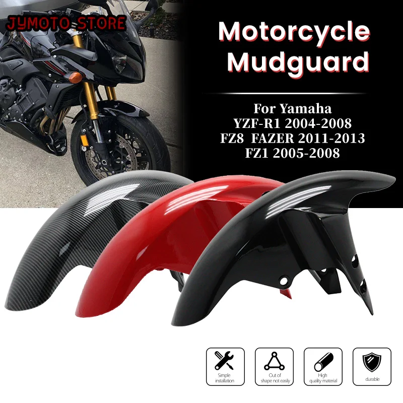 for Yamaha YZFR1 YZF R1 2004 - 2008 FZ8 FAZER 2011 2012 2013 FZ1 2005 2006 2007 2008 Motorcycle Front Mudguard Splash Guard
for Yamaha YZFR1 YZF R1 2004 - 2008 FZ8 FAZER 2011 2012 2013 FZ1 2005 2006 2007 2008 Motorcycle Front Mudguard Splash Guard