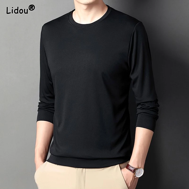 Men's 2023 Autumn and Winter Pullover Round Neck New Combination Solid Color Loose Fashion Commuter Versatile Long Sleeved Tops
Men's 2023 Autumn and Winter Pullover Round Neck New Combination Solid Color Loose Fashion Commuter Versatile Long Sleeved Tops