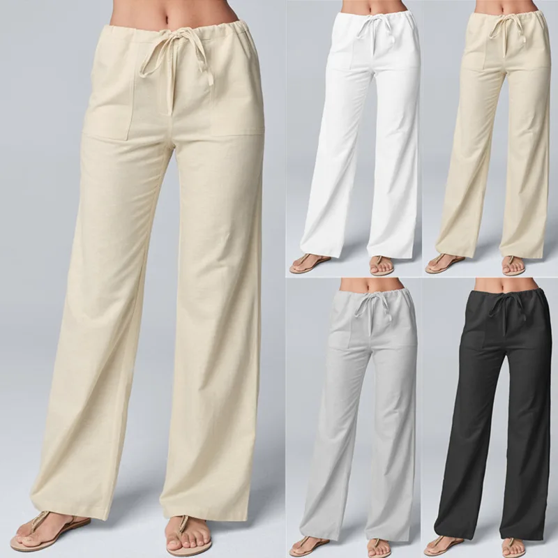 S-5XL 6Colors Elastic High Waist Ankle-Length Loose Straight Pants Solid Regular Women Daily School Shopping Travel Wear
S-5XL 6Colors Elastic High Waist Ankle-Length Loose Straight Pants Solid Regular Women Daily School Shopping Travel Wear