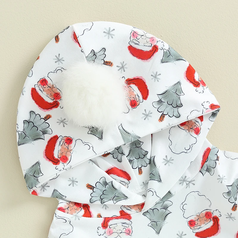 Baby Boy Girl Hoodie Christmas Romper Long Sleeve Santa Tree Print Bodysuit Kid Clothes Jumpsuit
Baby Boy Girl Hoodie Christmas Romper Long Sleeve Santa Tree Print Bodysuit Kid Clothes Jumpsuit