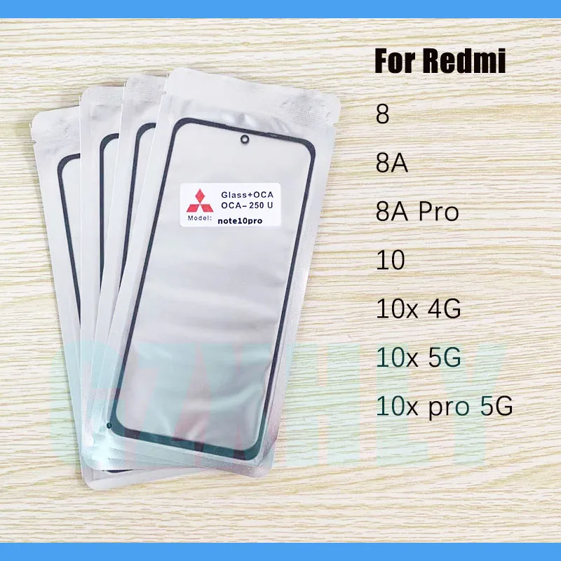 10pcs/lot Front Outer GLASS + OCA LCD Lens For Xiaomi Redmi 8 Pro 8A 10C 10 10x 4G Pro 5G Touch Screen Panel
10pcs/lot Front Outer GLASS + OCA LCD Lens For Xiaomi Redmi 8 Pro 8A 10C 10 10x 4G Pro 5G Touch Screen Panel