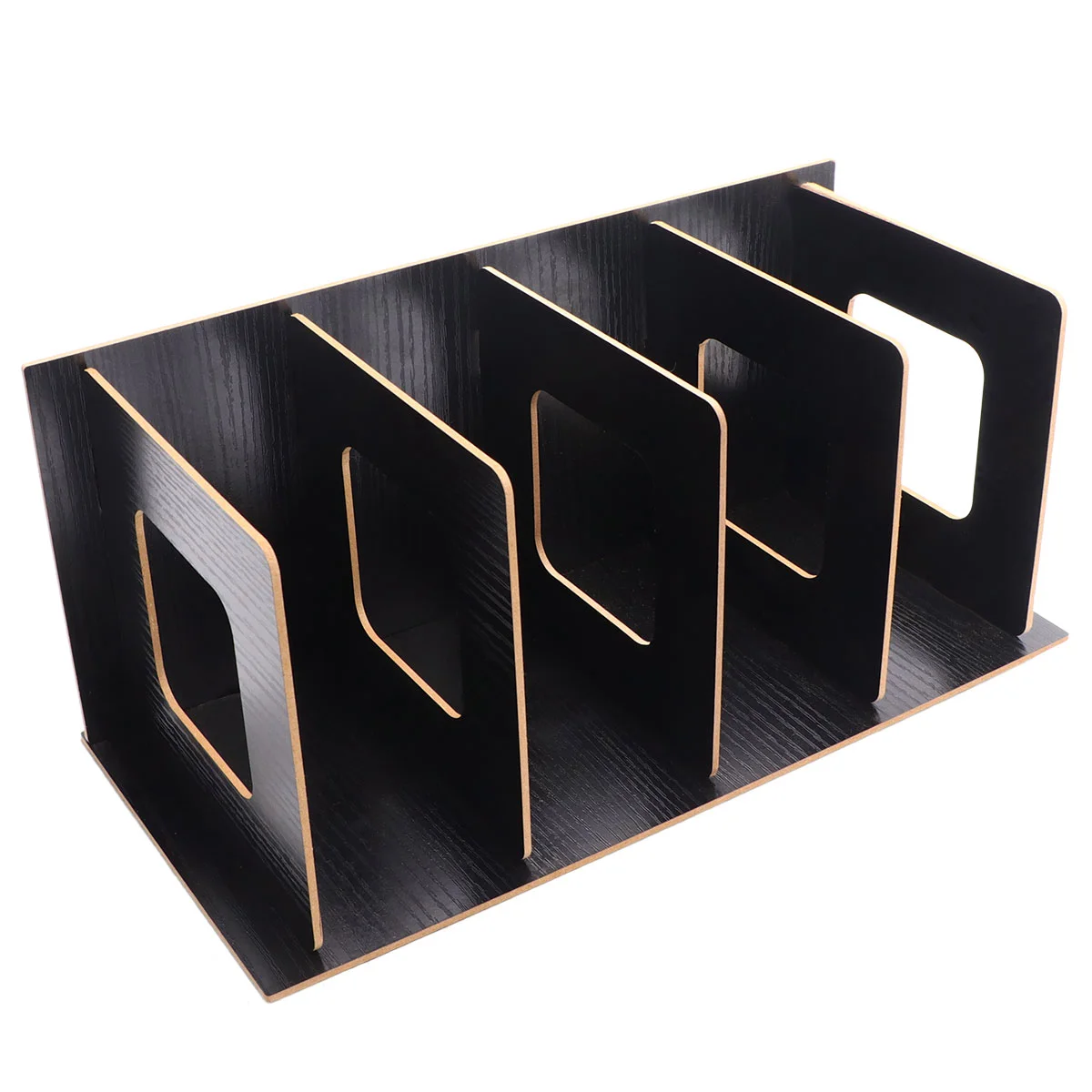 DIY Wooden Bookends Creative Nonskid Heavy Duty Book Ends Supports Home CD Storage Rack for Books DVDs Magazines (Black)
DIY Wooden Bookends Creative Nonskid Heavy Duty Book Ends Supports Home CD Storage Rack for Books DVDs Magazines (Black)