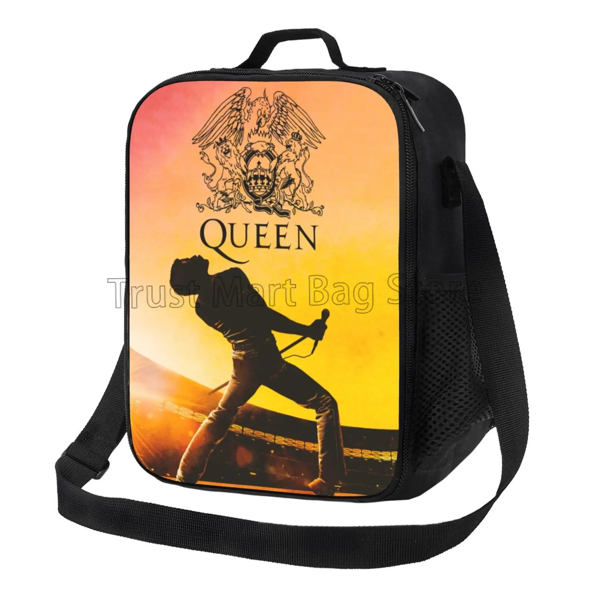 Freddie Mercury Queen Rock Band Insulated Lunch Bag Reusable Thermal Tote with Adjustable Shoulder Strap for School Work Picnic
Freddie Mercury Queen Rock Band Insulated Lunch Bag Reusable Thermal Tote with Adjustable Shoulder Strap for School Work Picnic