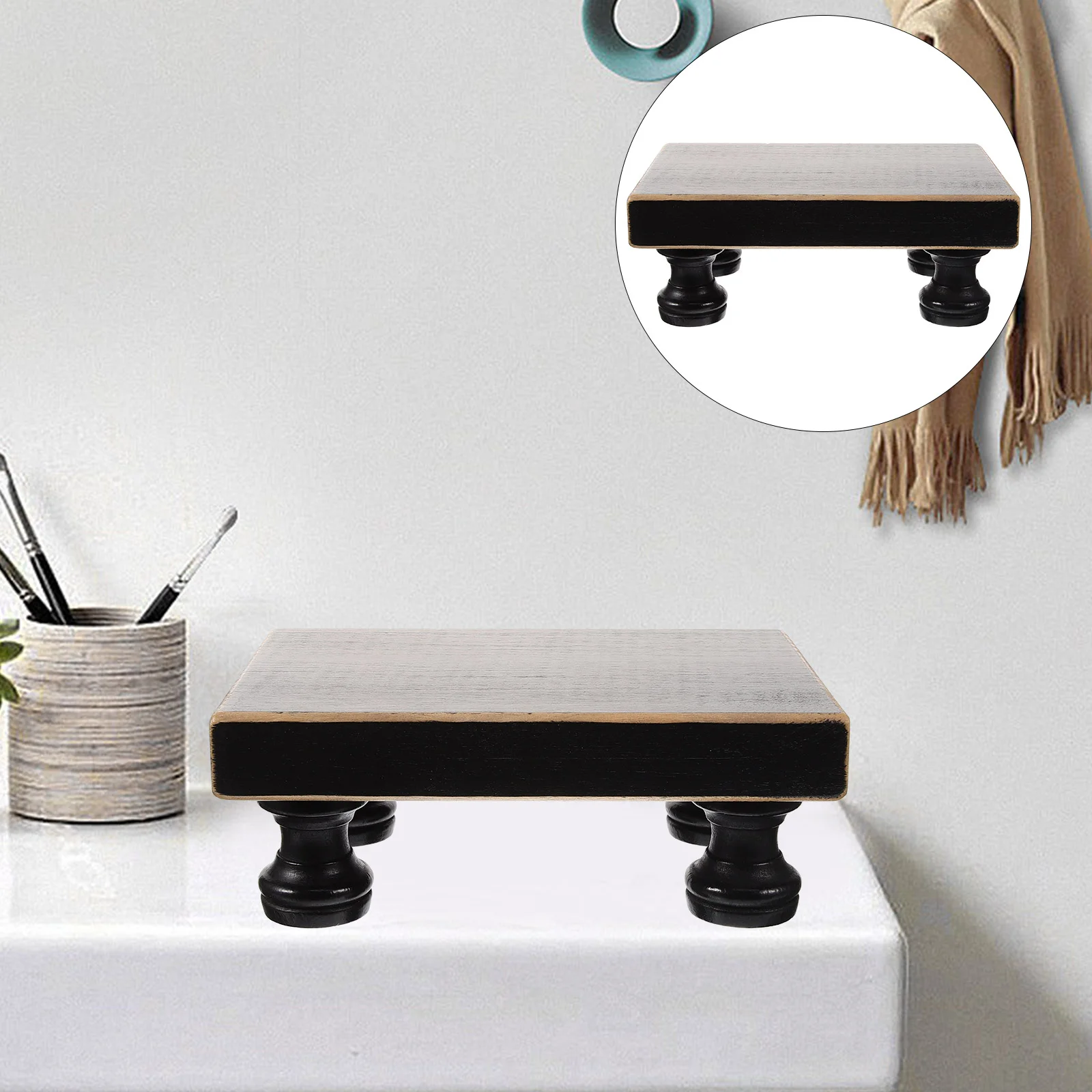 Wooden Soap Dish Book Shelf Pedestal Stand Household Home Decor Stands for Display
Wooden Soap Dish Book Shelf Pedestal Stand Household Home Decor Stands for Display
