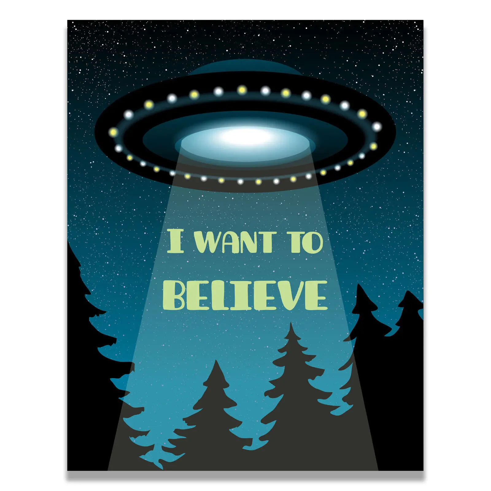 UFO Motivational I Want To Believe Aliens Art Canvas Poster for Living Room Decoration Home Wall Decor Decorative Picture
UFO Motivational I Want To Believe Aliens Art Canvas Poster for Living Room Decoration Home Wall Decor Decorative Picture