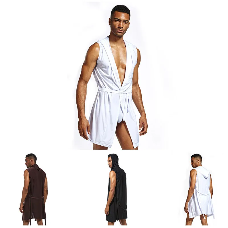 Best price Summer Dress Bath Robe Men Pajamas Sleepwear Silky pijama hombre Hooded Bathrobe Men Bath Set
Best price Summer Dress Bath Robe Men Pajamas Sleepwear Silky pijama hombre Hooded Bathrobe Men Bath Set