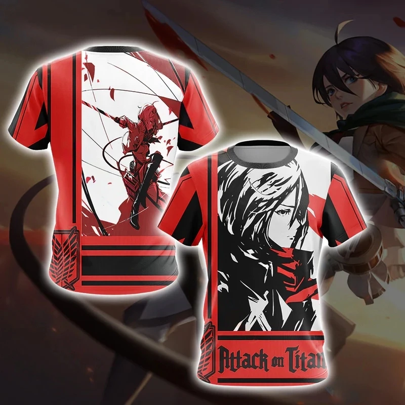 Anime Attack On Titan T Shirt 3d Printed T-shirt For Men Women's Clothing Trend Personality Children's Clothing Baggy Tops
Anime Attack On Titan T Shirt 3d Printed T-shirt For Men Women's Clothing Trend Personality Children's Clothing Baggy Tops