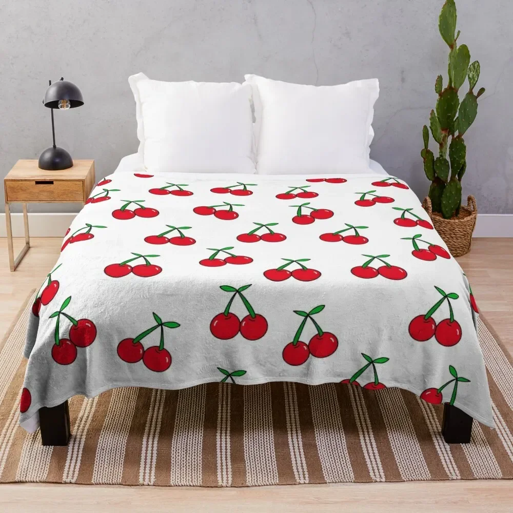 Cherries 1 (on white) Throw Blanket Luxury Blankets Sofas Of Decoration Blankets
Cherries 1 (on white) Throw Blanket Luxury Blankets Sofas Of Decoration Blankets