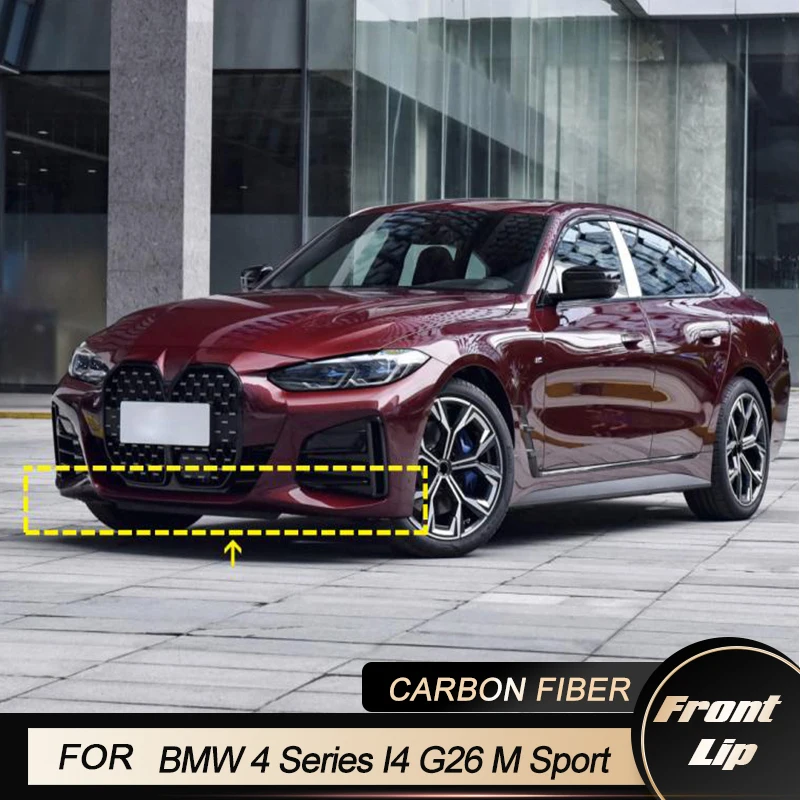 Car Front Bumper Lip Splitters Spoiler For BMW 4 Series I4 G26 M Sport Gran Coupe 2021-2023 Front Lip Chin Guard Carbon Fiber
Car Front Bumper Lip Splitters Spoiler For BMW 4 Series I4 G26 M Sport Gran Coupe 2021-2023 Front Lip Chin Guard Carbon Fiber