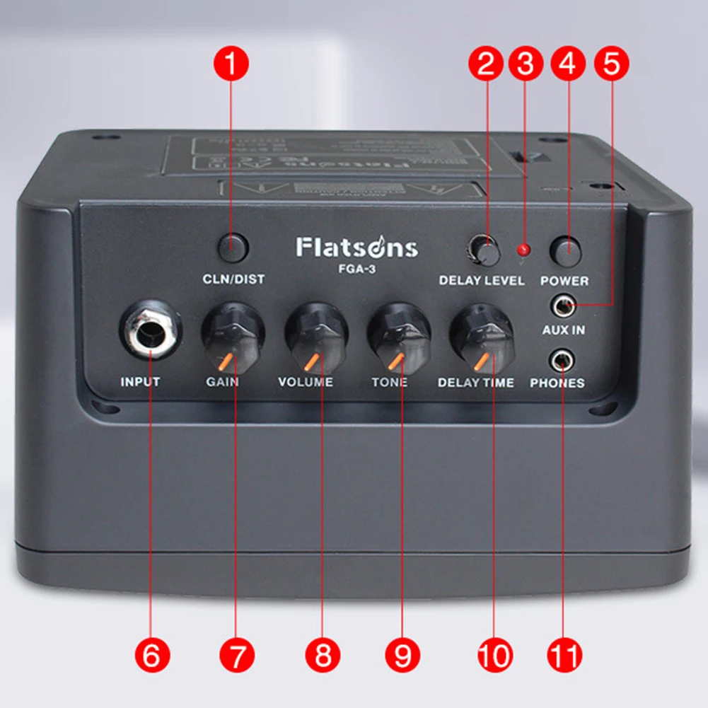 1Set Electric Guitar Amp With Plug 88dB Flanger Black Portable Guitar Amp Speaker Practice Amps DC9V For Electric Guitar Part
1Set Electric Guitar Amp With Plug 88dB Flanger Black Portable Guitar Amp Speaker Practice Amps DC9V For Electric Guitar Part